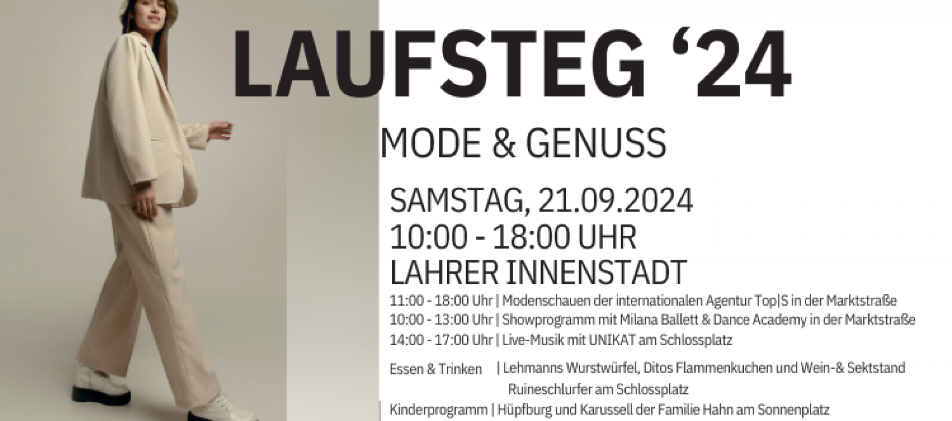 Laufsteg’24 – Mode & Genuss