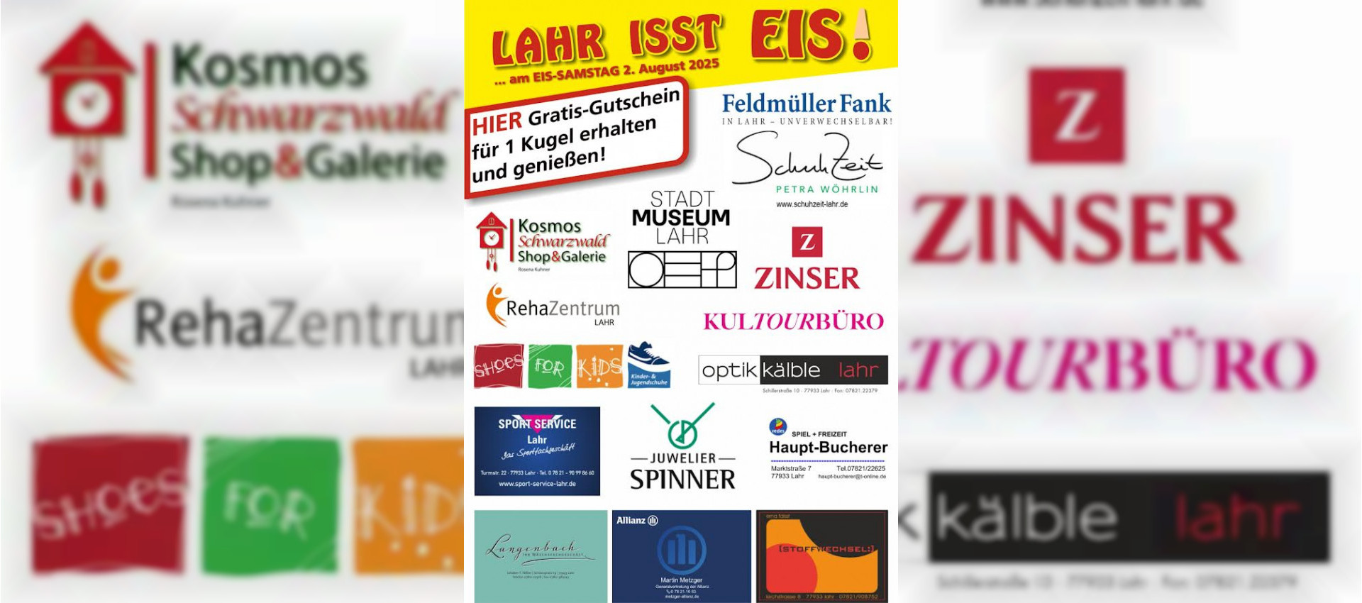 Lahr isst Eis! – Ein süßer Sommer-Samstag am 2. August 2025